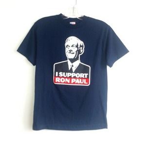 Fun Political Souvenir Blue Size Medium T-shirt